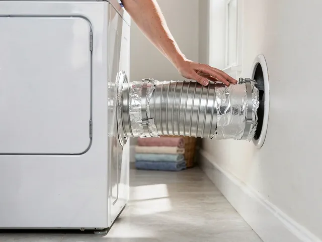 Professional dryer vent hose installation by Cimarron Hills Dryer Vent Cleaning in Cimarron Hills