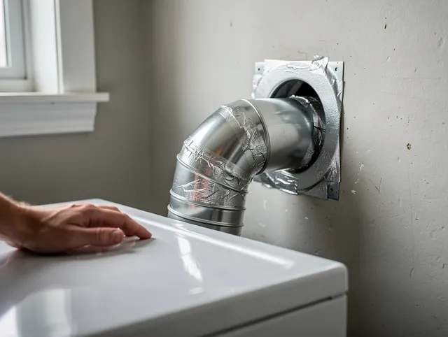 Cimarron Hills Dryer Vent Cleaning expert performing professional dryer vent repair and installation in Cimarron Hills