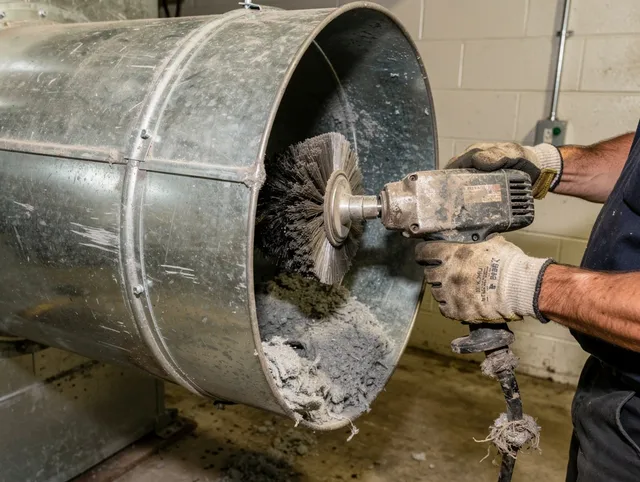 Industrial-grade dryer vent cleaning by Cimarron Hills Dryer Vent Cleaning in Cimarron Hills