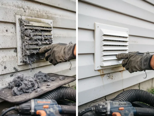 Residential dryer vent cleaning by Cimarron Hills Dryer Vent Cleaning in Cimarron Hills